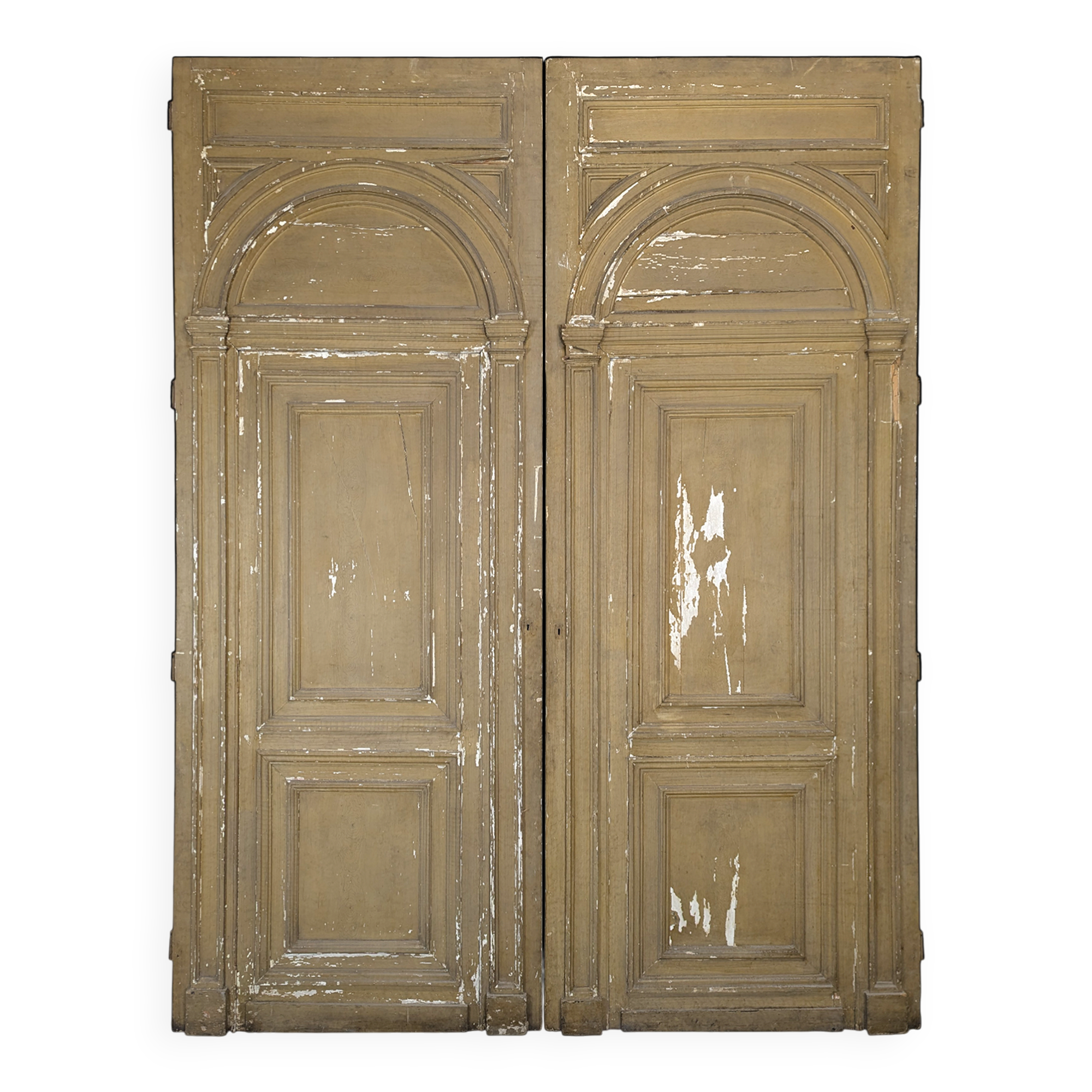 Pair of wooden doors from the late 19th century.