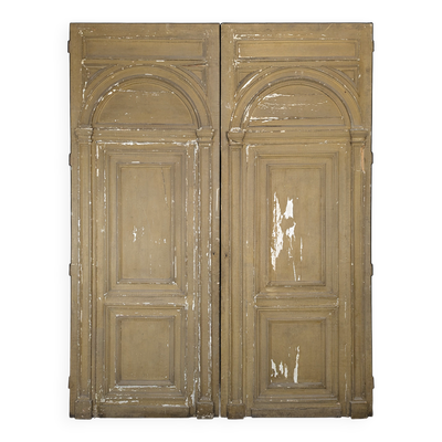 Paire de portes de boiseries fin XIX ème