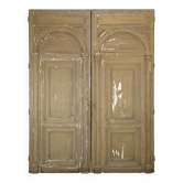Pair of wooden doors from the late 19th century.