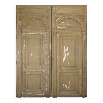 Paire de portes de boiseries fin XIX ème