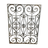 Wrought iron door grille