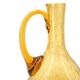 Biot amber bubbled glass carafe, 1970s