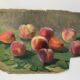Oil on canvas gabrielle guillot by raffaillac still life with fruit