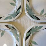 4 dessert plates from Pontesa Spain "Art Nouveau type" in very good condition