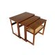 Vintage nesting tables, Johannes Andersen, Silkeborg ‘60