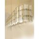 Chandelier en verre de Murano "Tropical" en or moderne par Simoeng, Italie