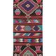 Vintage Turkish hallway rug 85x430 cm