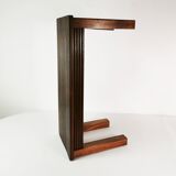 Prosta, palisandrowa ławka- siedzisko, Dania, lata 80.