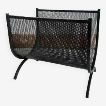 Cast iron magazine rack, circa 1950