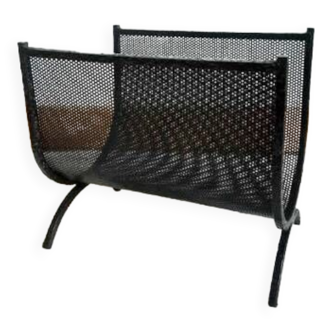 Cast iron magazine rack, circa 1950