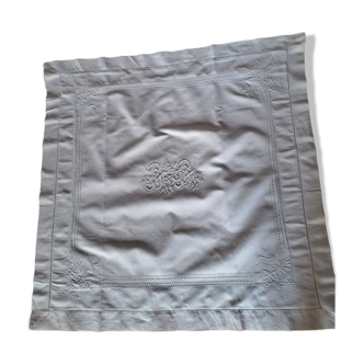 Pair of monogrammed pillowcases