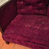 Canapé convertible banquette lit vintage