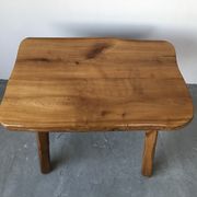 Brutalist coffee table in solid wood