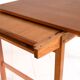 Scandinavian extendable teak and oak dining table 1960s