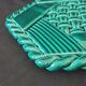 Varnished ceramic trivet from Vallauris and 2 bottle coasters.