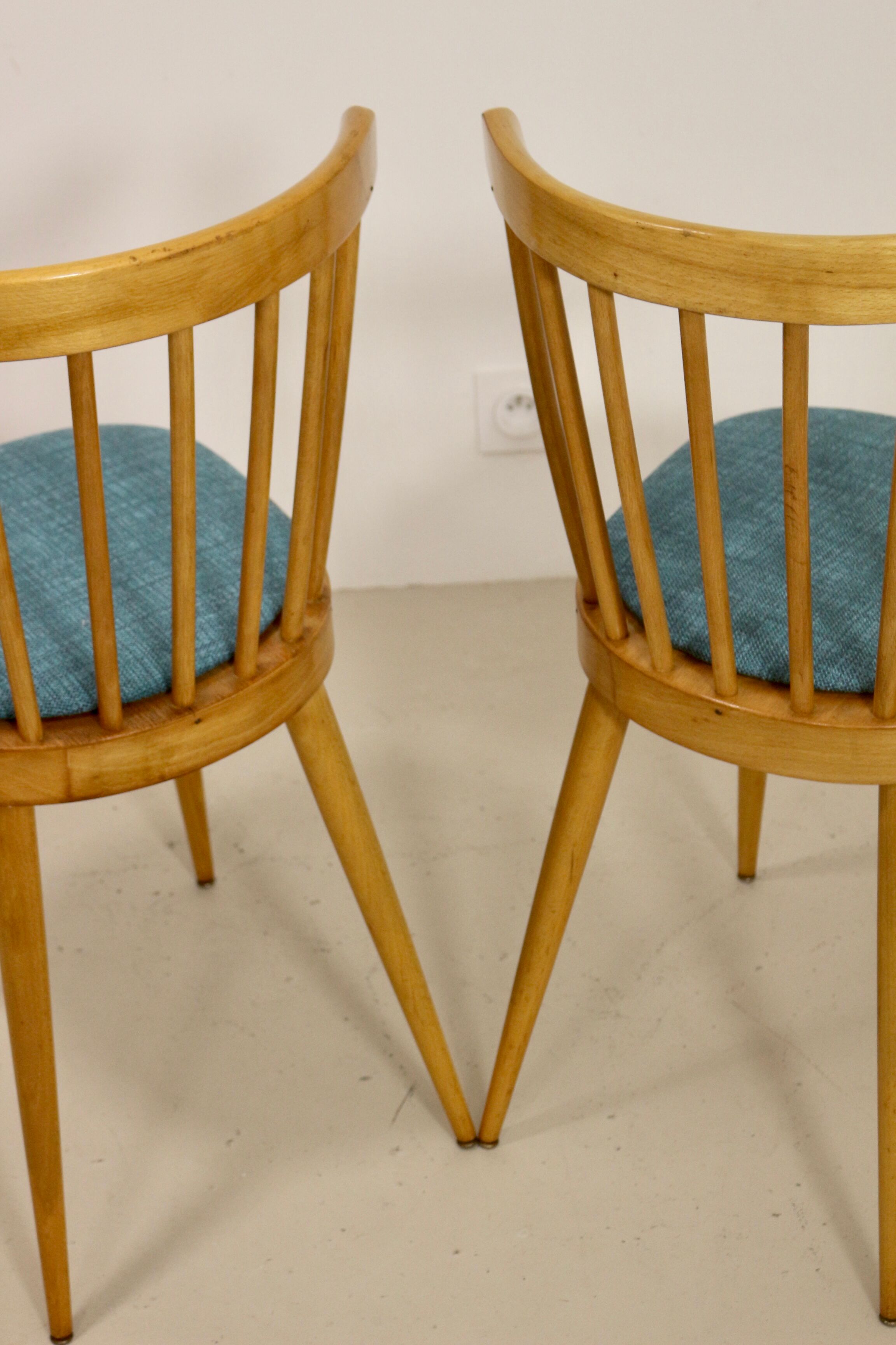 Set of 2 scandinavian chairs 1960