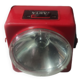 Vintage Red Varta lamp