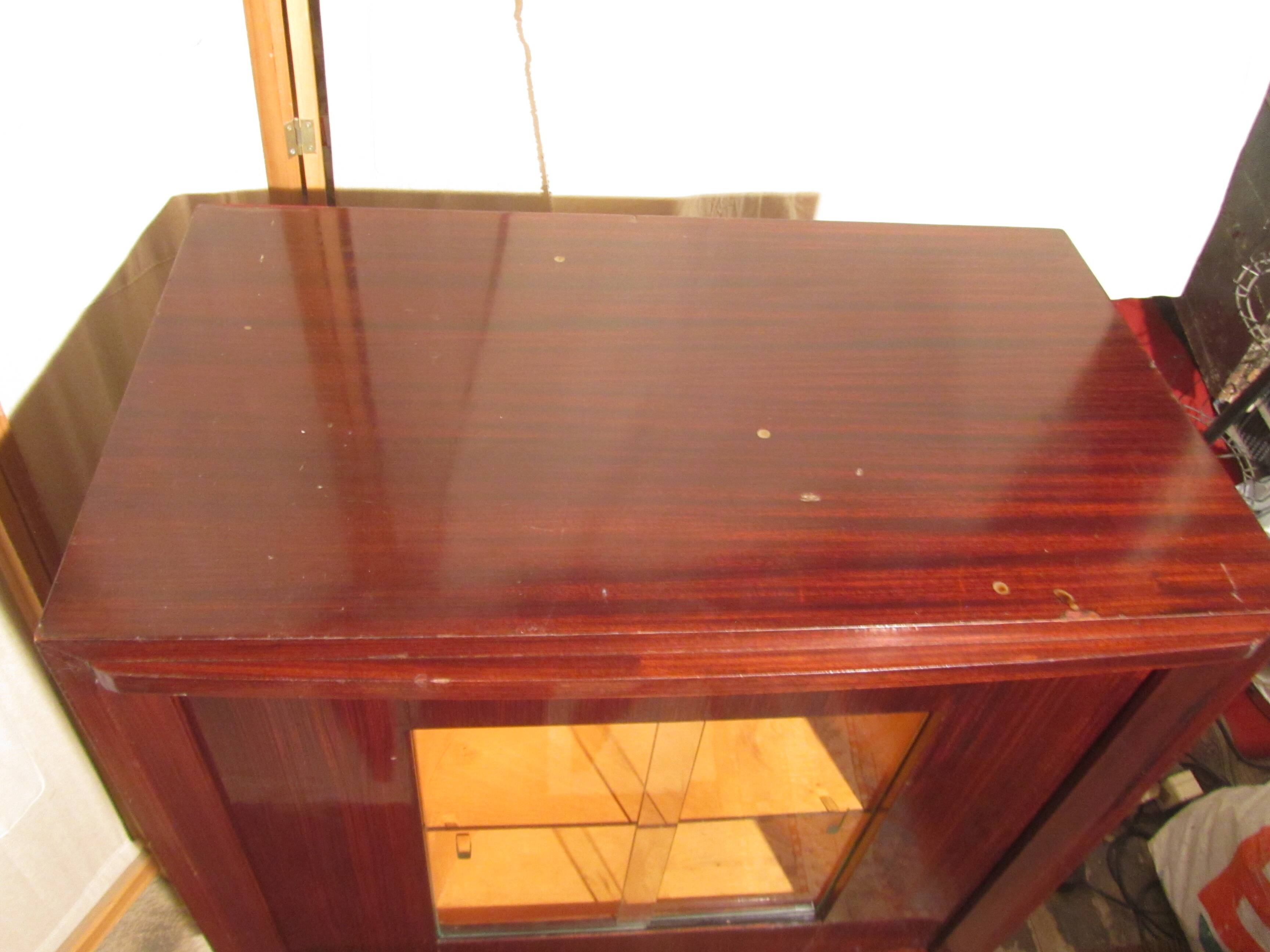 Swivel bar cabinet 50s/60s