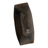 Small rustic carved wooden bowl