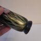Black ceramic soliflore decorated with tulips - 1960s-1970s