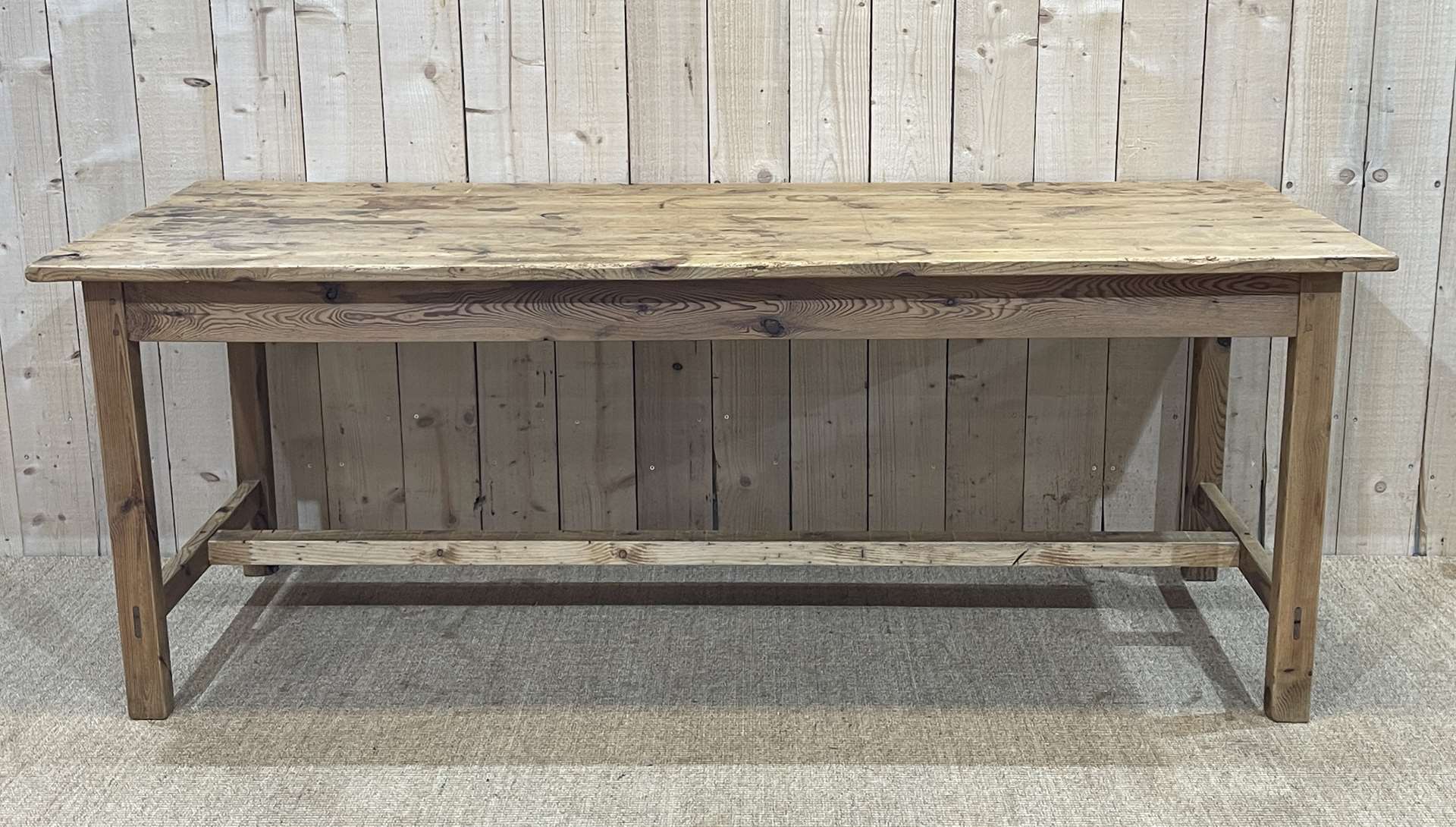 Early XXth fir farmhouse table