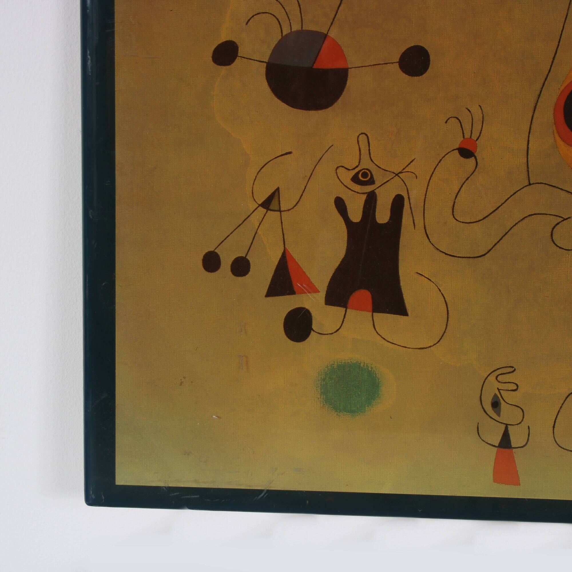 1970s Artwork after Miro’s “Women and Birds at Sunrise”