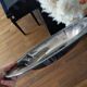 Vintage antique silver metal dish