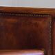 Vintage pair of 20th century Danish Leather Chairs, ca. 1930s