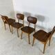 Set of 4 Scandinavian teak lounge chairs by Cees Braakman for Pastoe 1950s