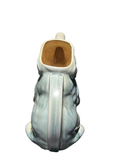 Ceramic jug in the shape of an elephant.