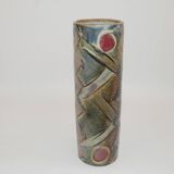 Large signed ceramic vase