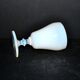 Sevres footed glass goblet chalice in white opaline signed “sèvres france”