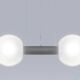 Large contemporary pendant light "Oxygen" by Delta Light