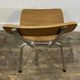 Set of 3 vintage French kitchen chairs, formica & chrome, 1960s-70s