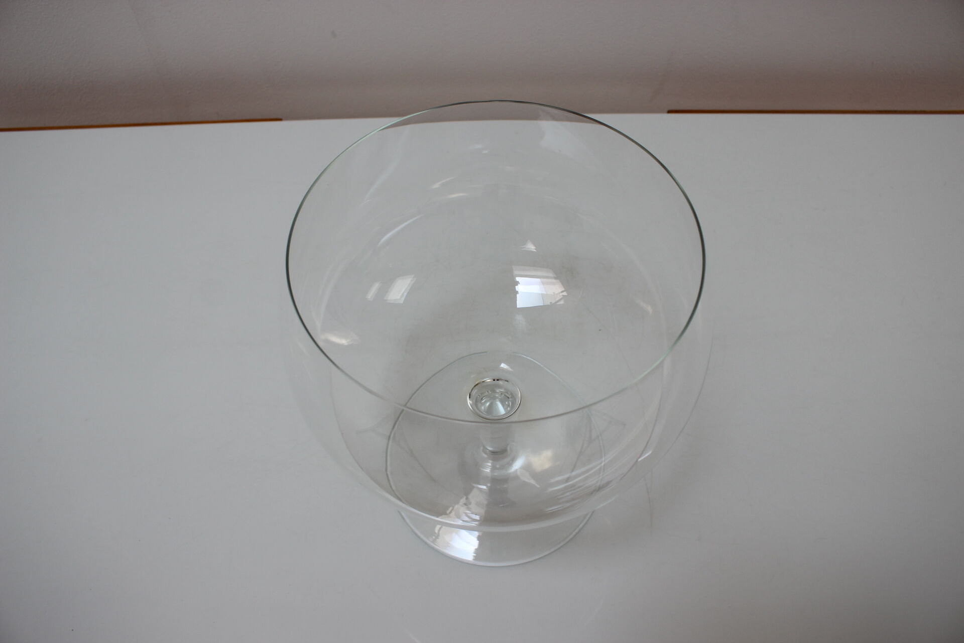 Mid-Century Giant Glass Goblet Designer F.Chocholaty for MOSER, 1960's