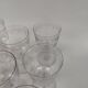8 large Baccarat crystal glasses, early 20th century.