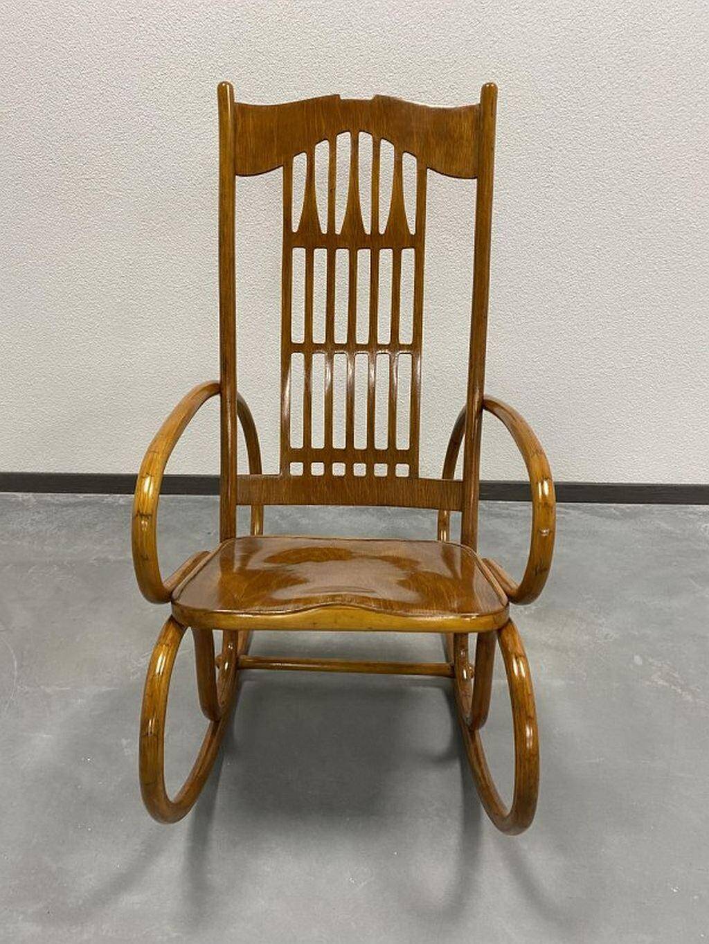 Chaise à bascule n°813 par Koloman Moser pour J.J.Kohn