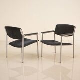 Paire de fauteuils par Gijs van der Sluis 60's