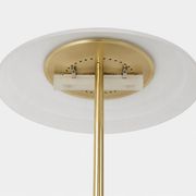 1980s Modern table lamp | Dimmable | Brass and glass