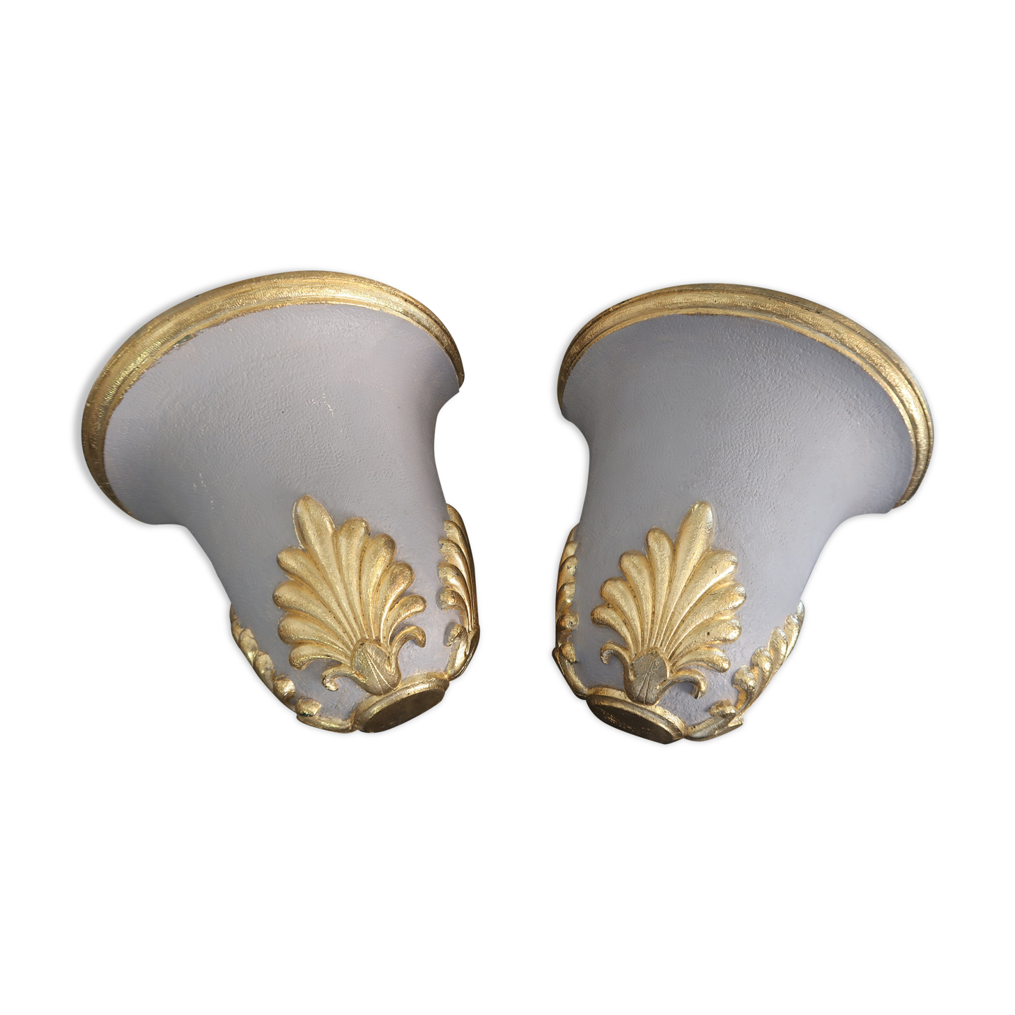 Pair of empire style wall lamps