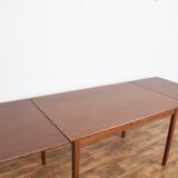 Danish teak extendable dining table, 1960s