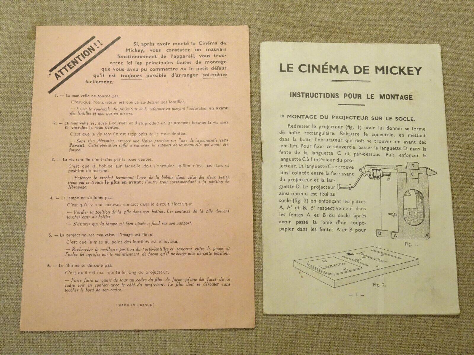 NIC Projecteur Dessins Animés Enfant Vintage Marseille 13001