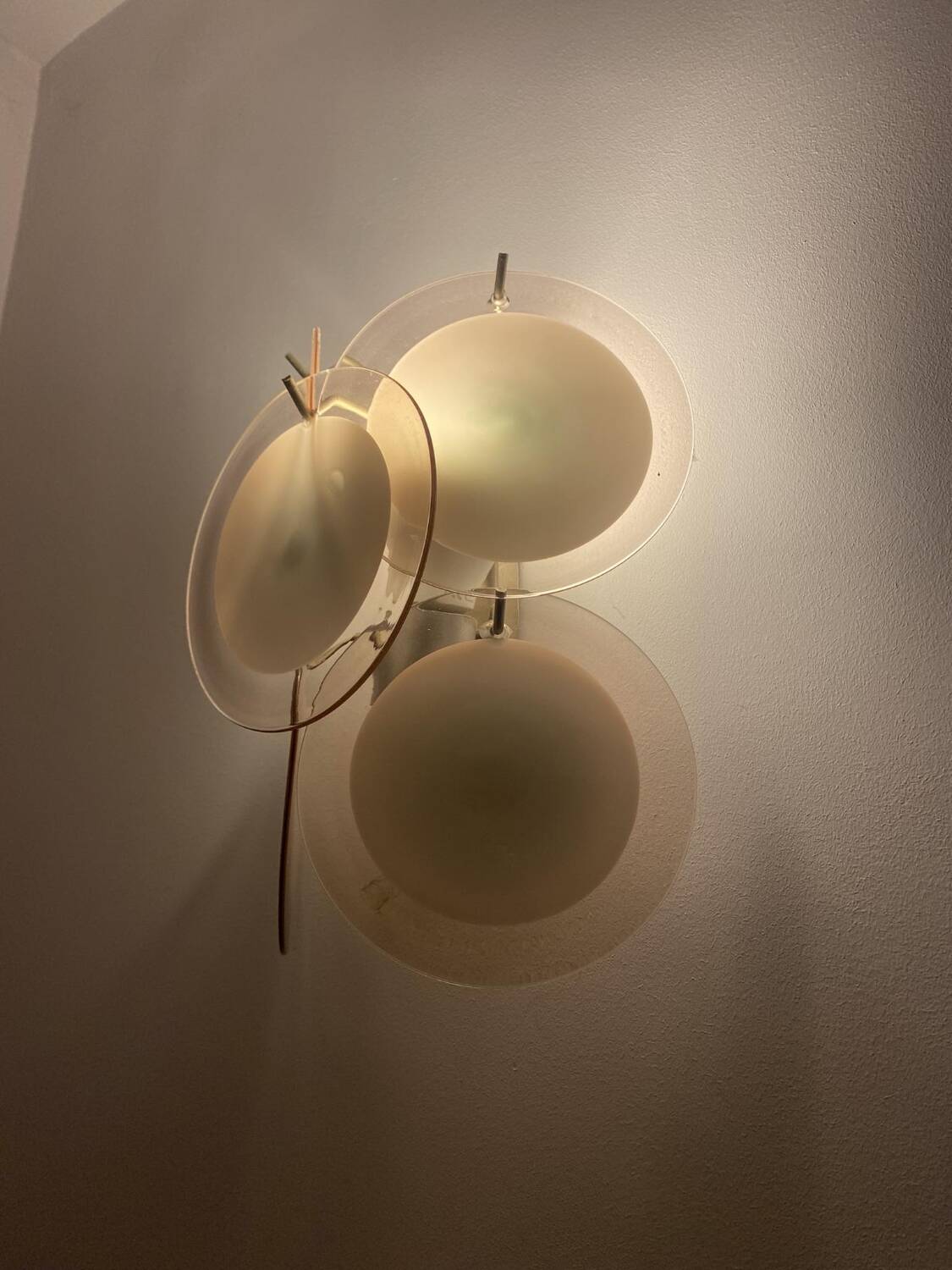 Murano glass wall light, Gino Vistosi, Italy, 1970s