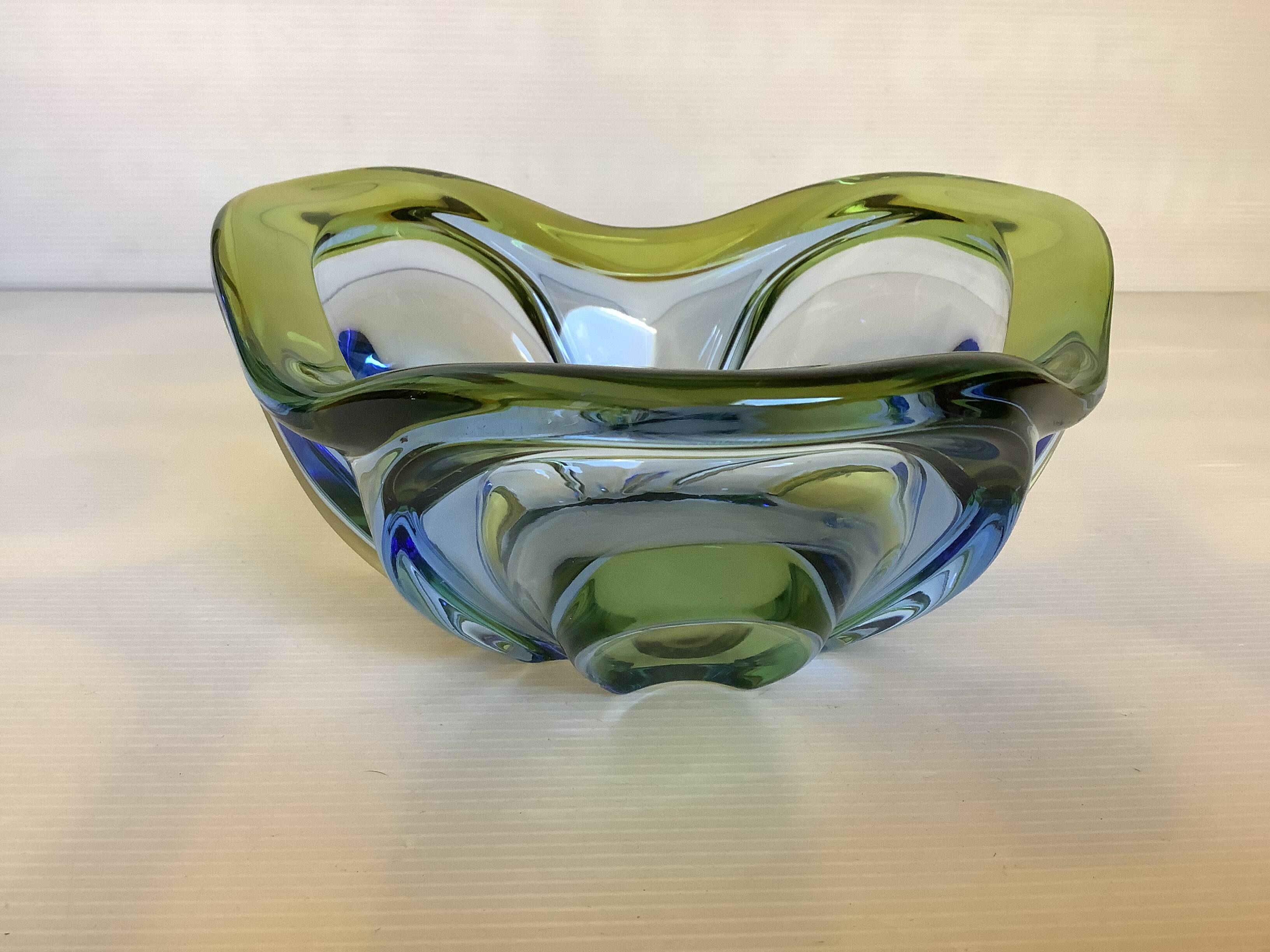 Murano two-tone cut pocket tray