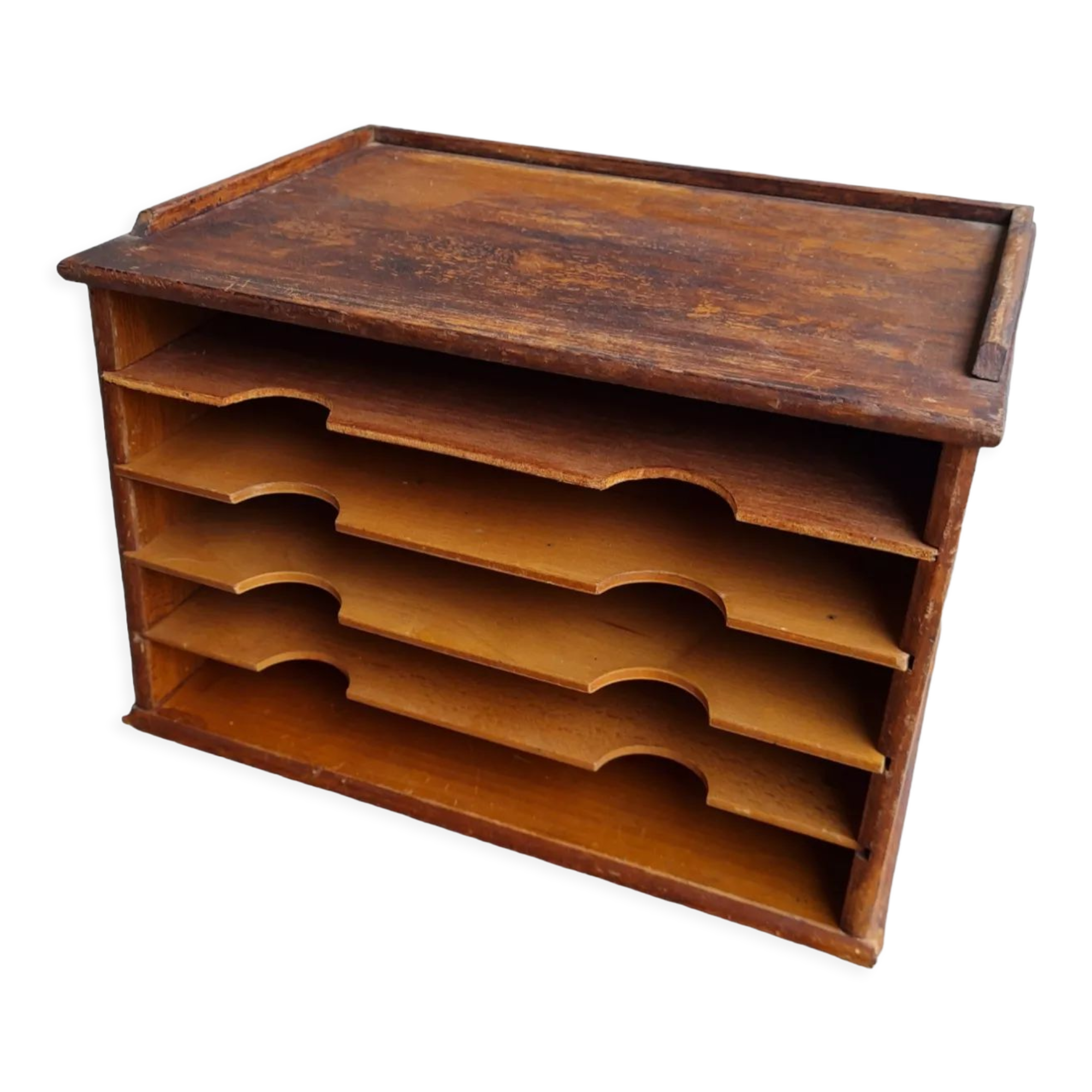 Vintage wooden office sorter 60s
