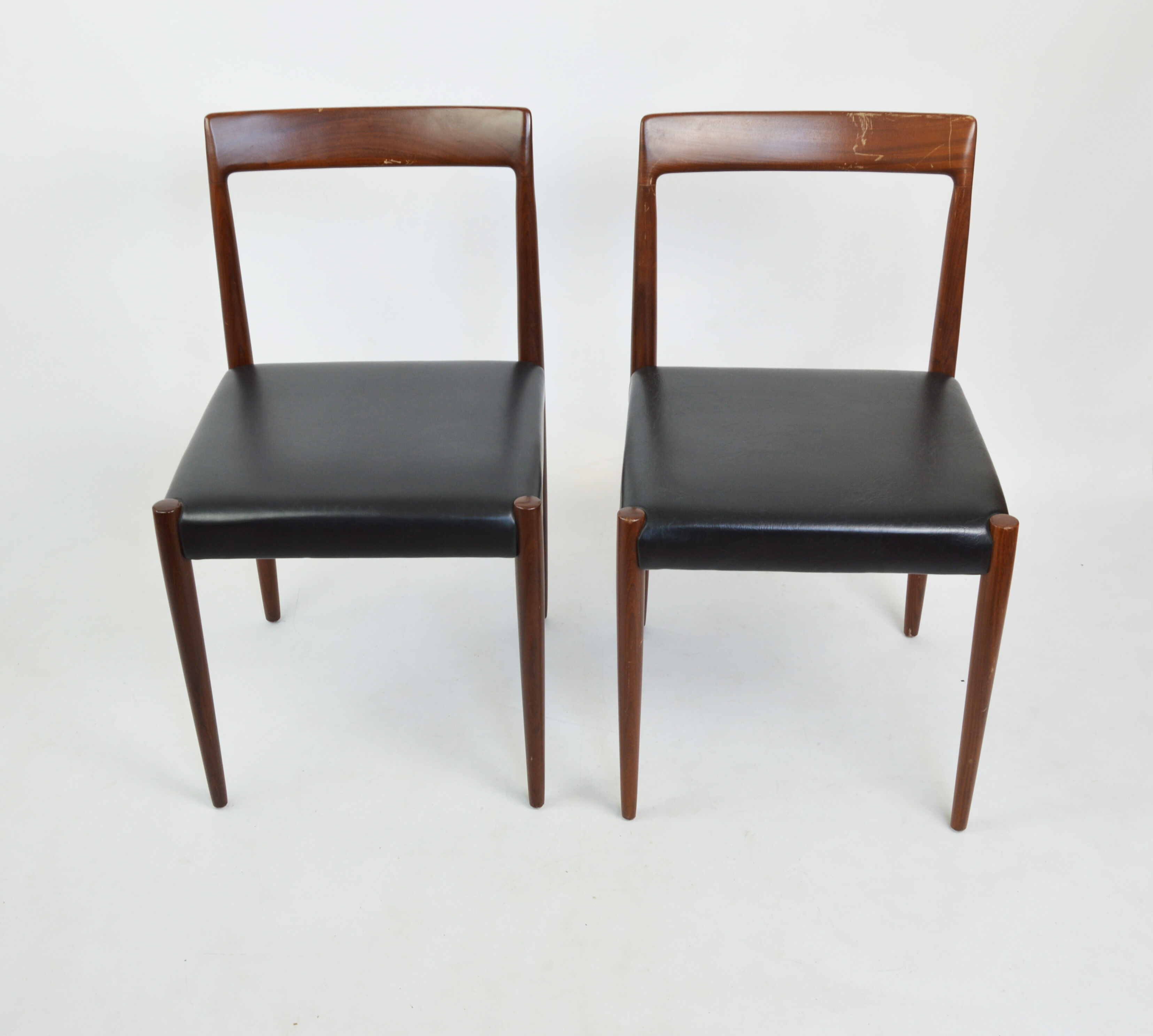 A pair of chairs by L & H. Lubke, Germany, 1960s