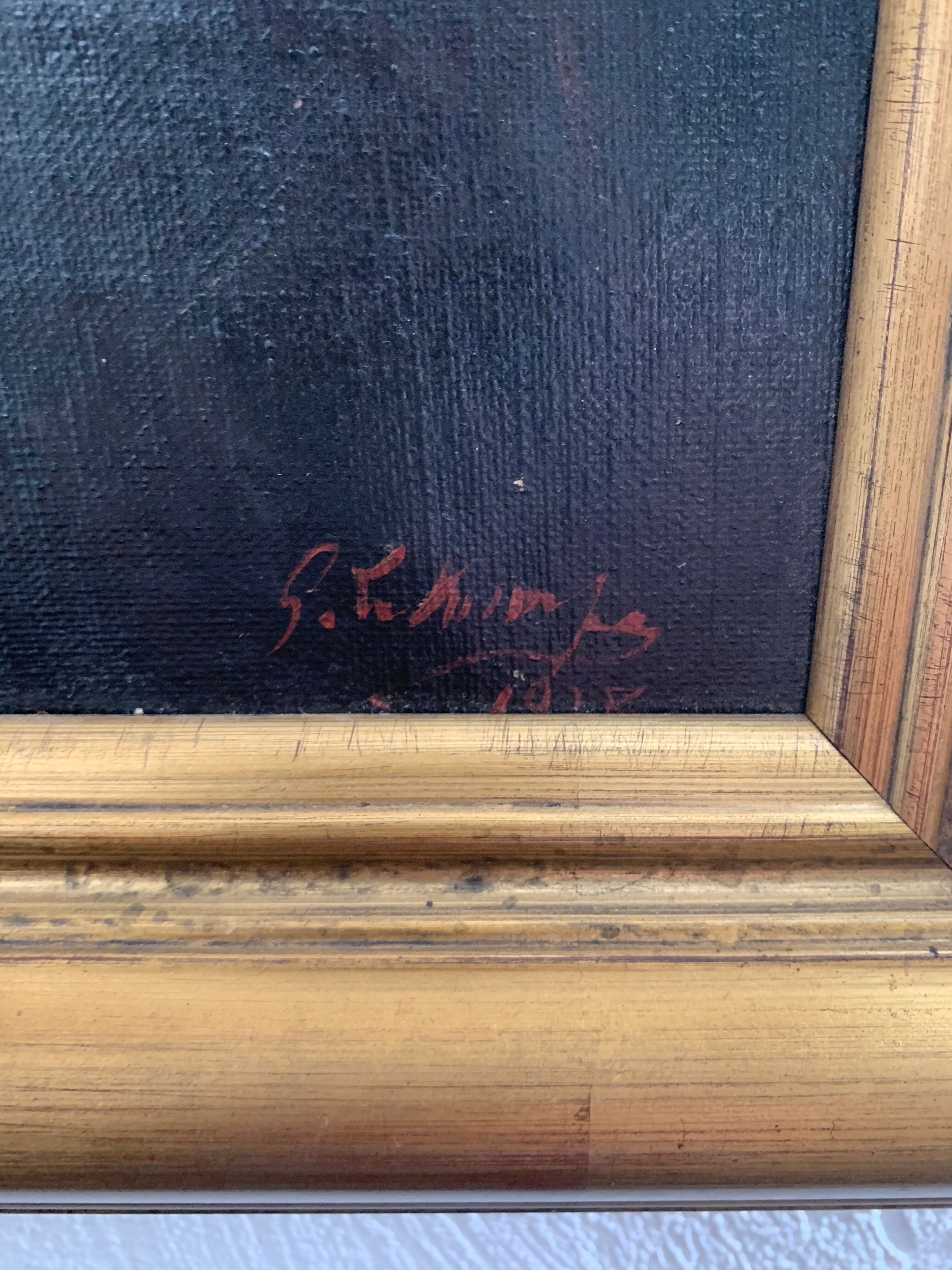 Pair of oil paintings