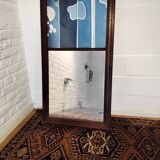 Overmantel mirror abstract decor
