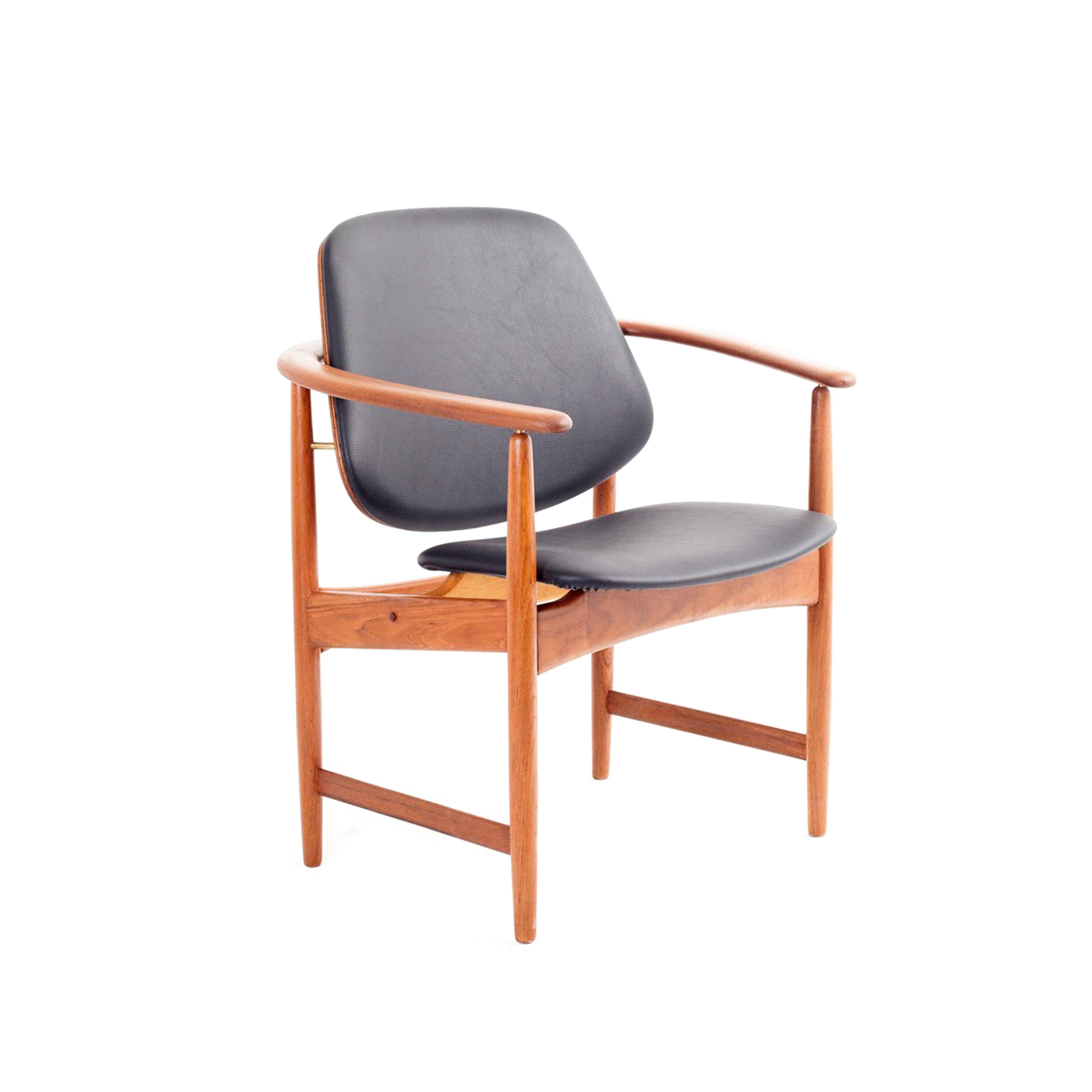 Teak Armchair by Arne Hovmand Olsen for Jutex, 1960s