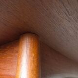 1960 stamped round teak dining table